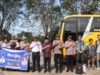 Wakil Bupati Murung Raya Pimpin Lepas Peserta Angkutan Mudik Lebaran Gratis