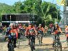 Gowes Bareng Kapolres Tulang Bawang Barat, Puluhan Personel dan Masyarakat Kayuh 25 KM Sambut Hari Bhayangkara Ke 79