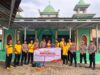 Sambut Hari Bhayangkara ke-80, Polres Tulang Bawang Barat Gelar Bakti Sosial Religi Bersihkan Tempat Ibadah Di Panaragan Jaya