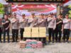 Sambut HUT ke-81 RI, Polres Murung Raya Salurkan Bansos ke Panti Asuhan