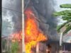 Kebakaran Hebat Hanguskan Rumah Warga di Tumpung Laung I, Empat Orang Alami Luka Bakar